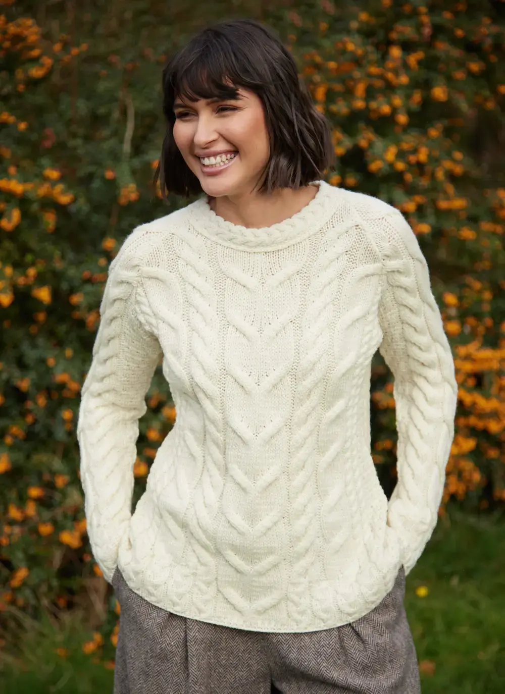 Supersoft Aran Cable Sweater